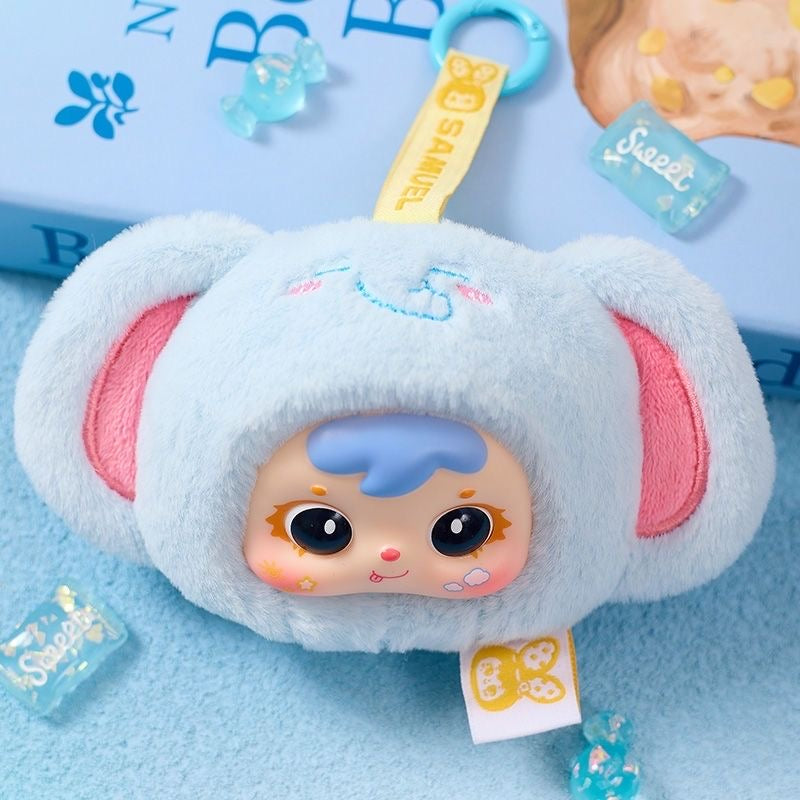 正規品-Blind box- Samuel -小動物ぬいぐるみペンダント (目は360度回転する)