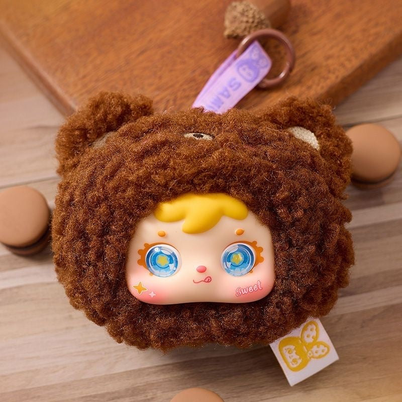 正規品-Blind box- Samuel -小動物ぬいぐるみペンダント (目は360度回転する)