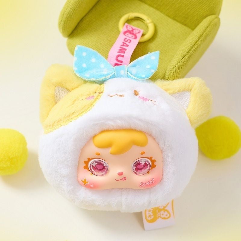 正規品-Blind box- Samuel -小動物ぬいぐるみペンダント (目は360度回転する)