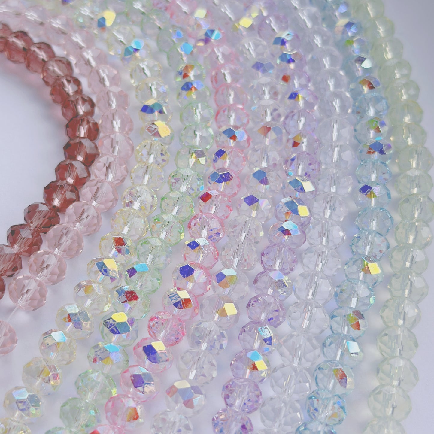 <福袋ペア> 1本-キラキラビーズ 8mmの福袋&多色&多種類&配信中で開封