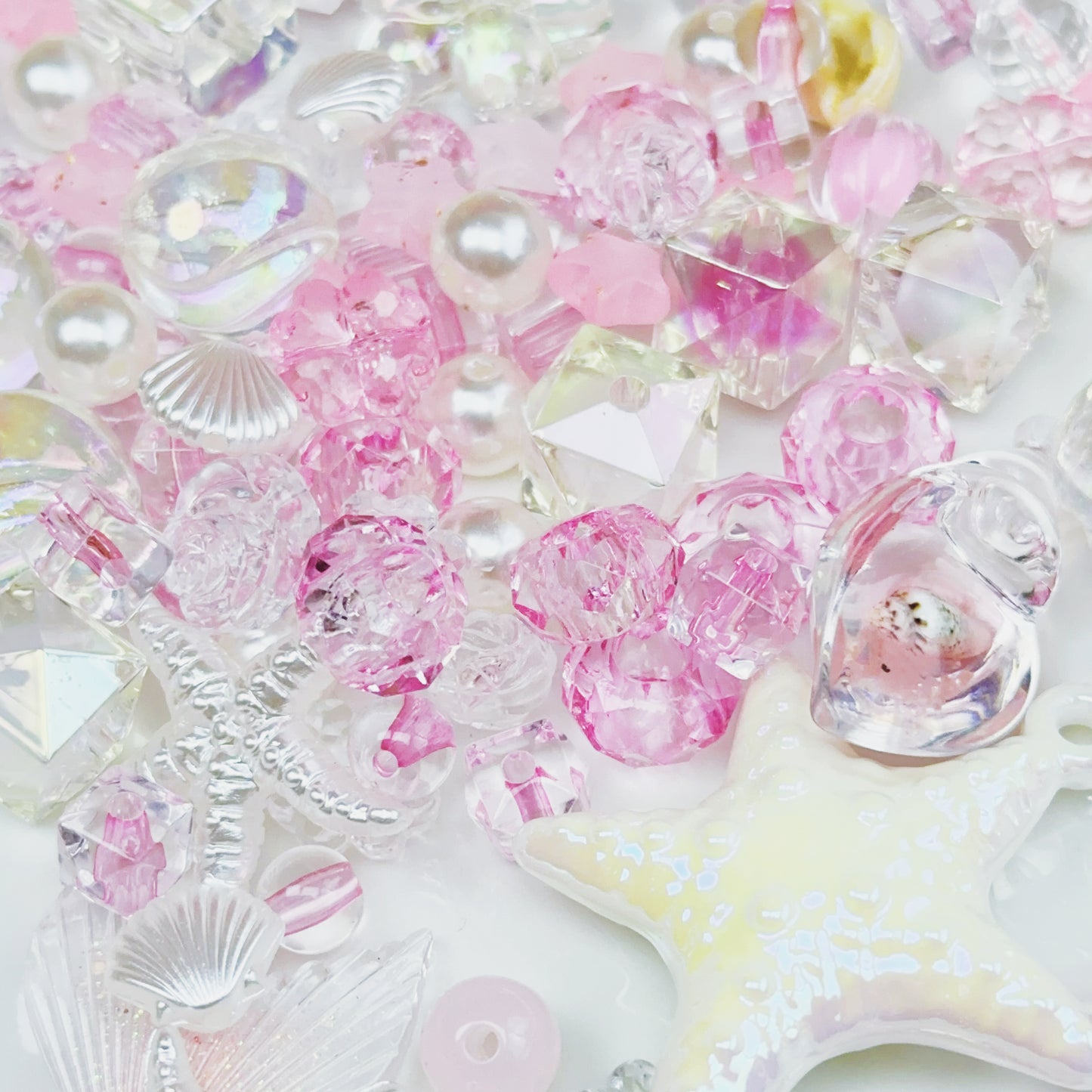 10- 20 新作 - 【P0179】海の粉は透明であるビーズのビーズ