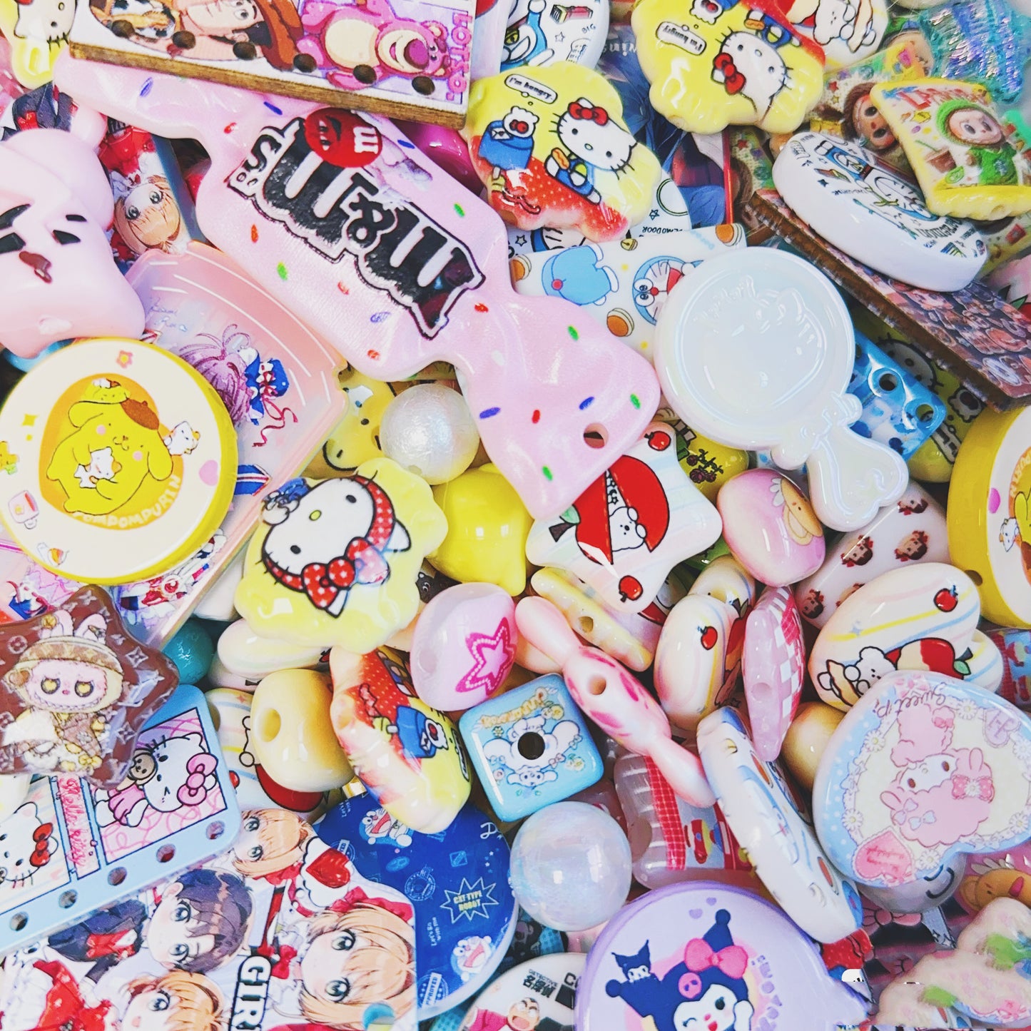 11-03 <福袋00241> キャラクタービーズmix福袋&多種類&配信中で開封