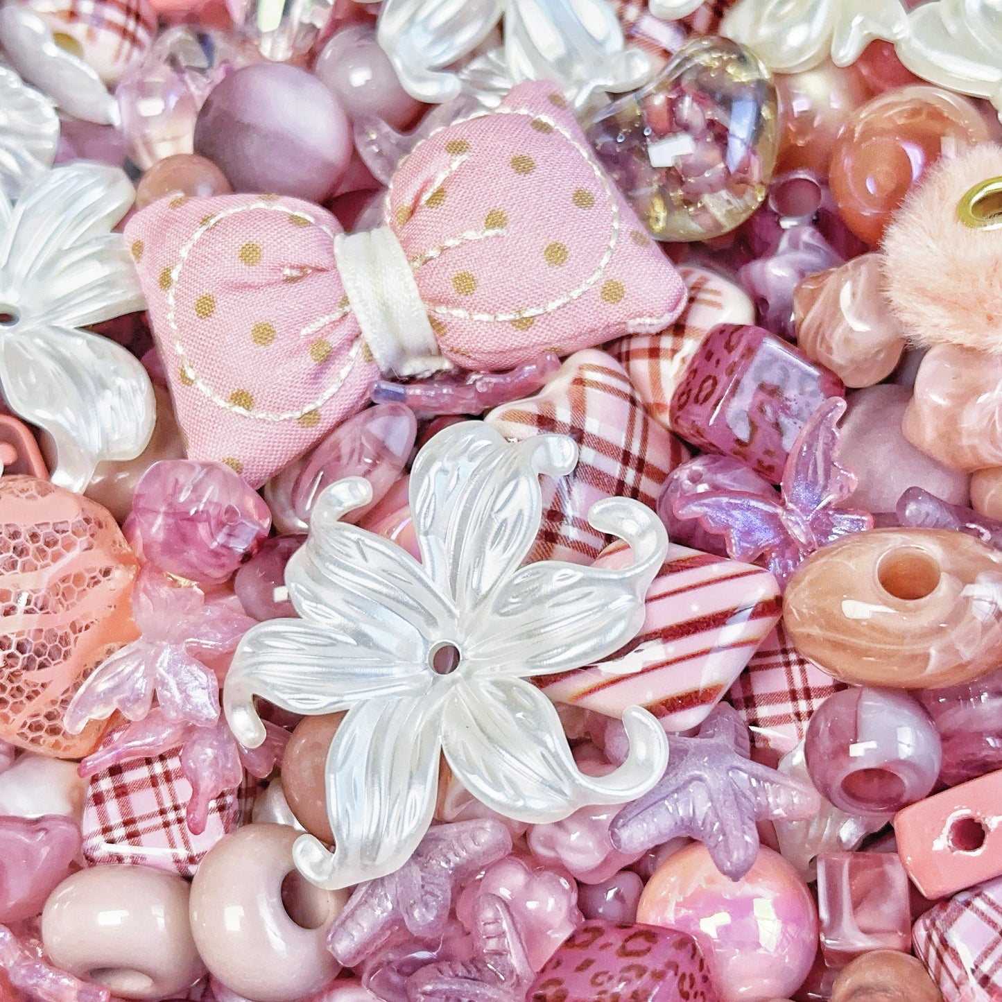 11-11 新作 - 【P0188】Roseピンク小さなビーズビーズ