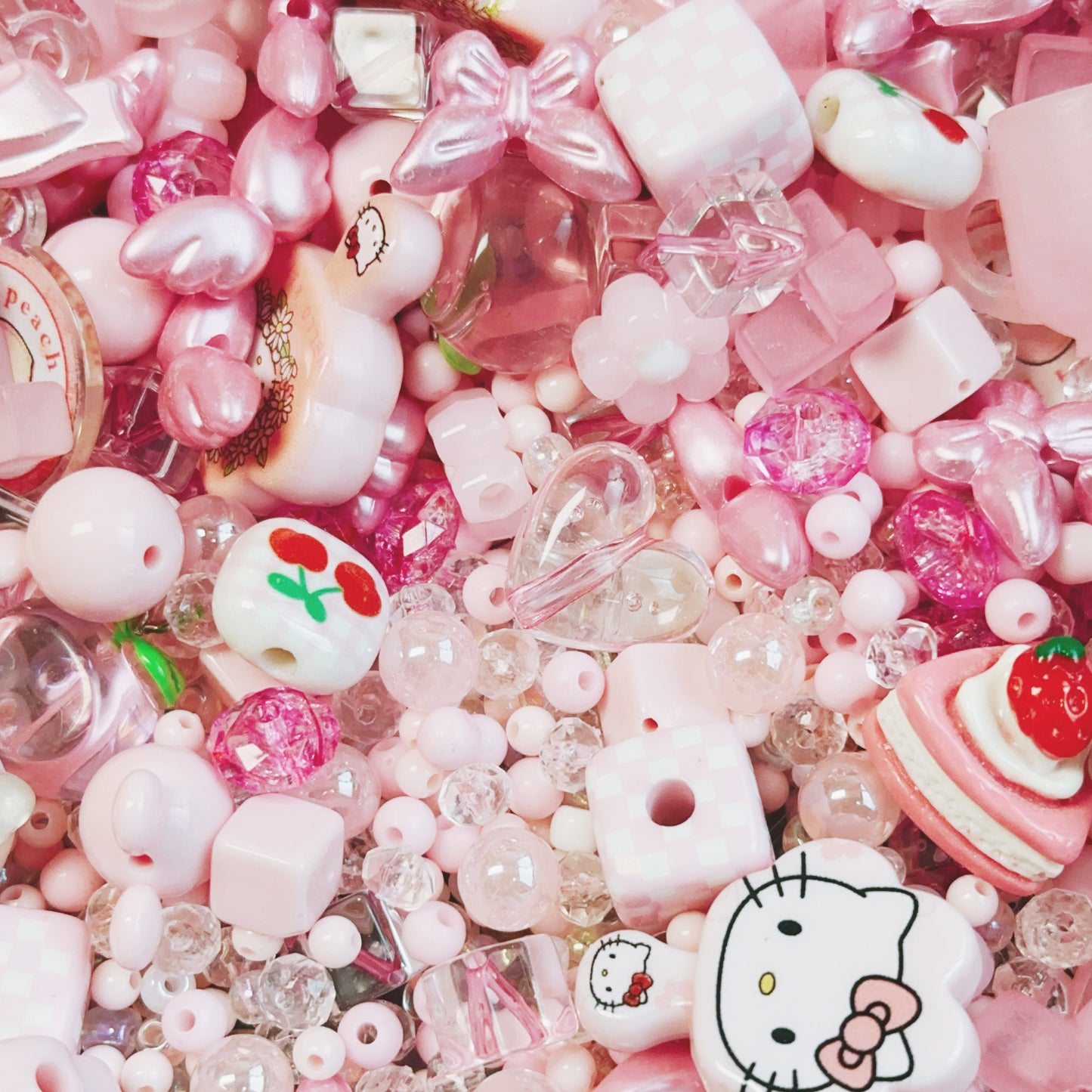 11-13 新作 - 【P0191】白い猫は小さな玉が多い小さなビーズビーズ