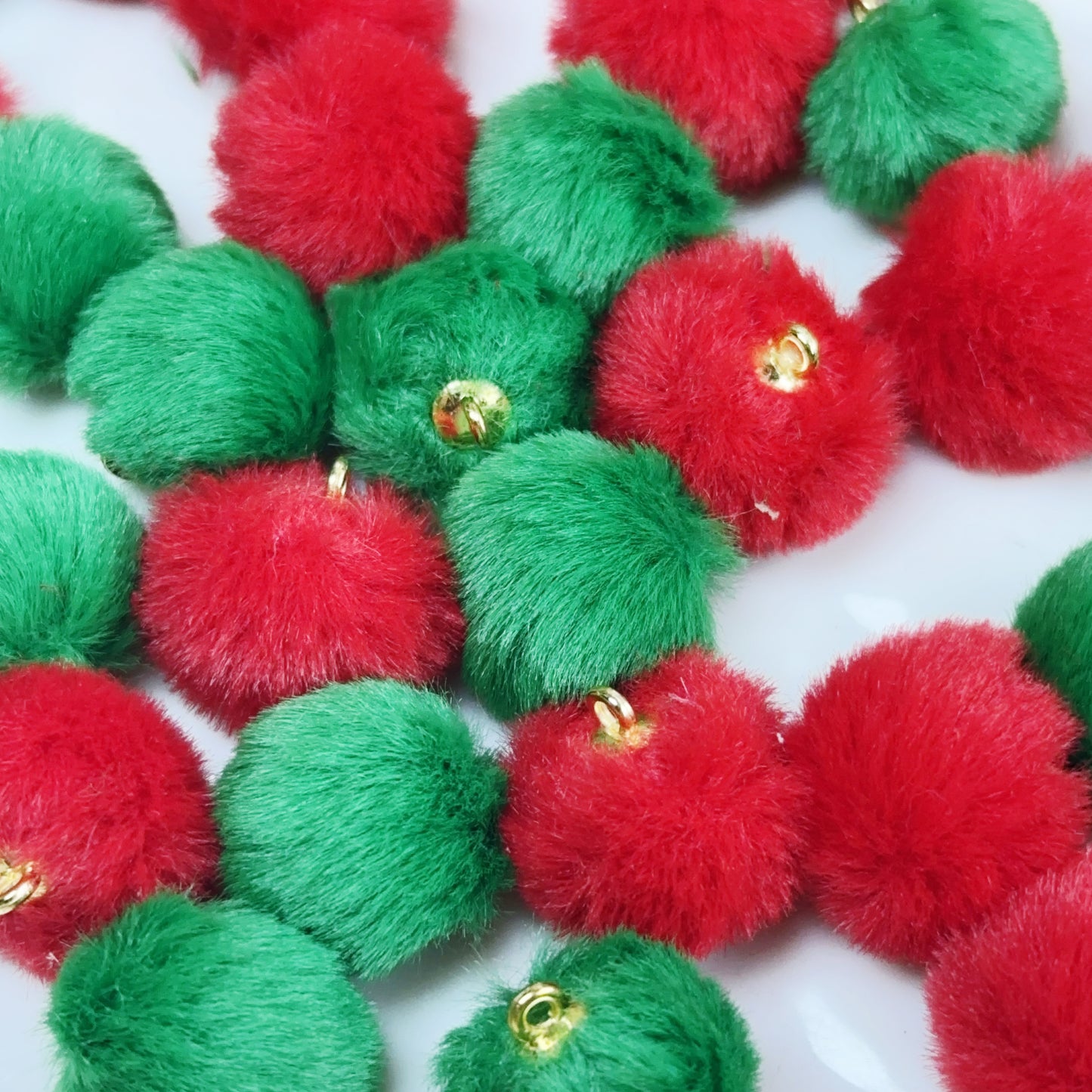 11-14 新作 - 【P0195】Xmas吊り穴ビーズ