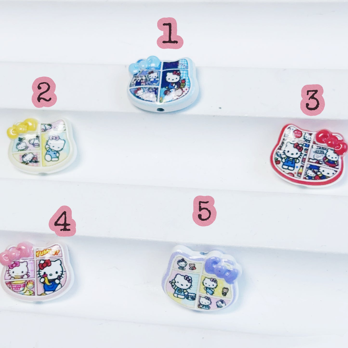 11-17 新作 - 【P0202】白い猫合金パーツ