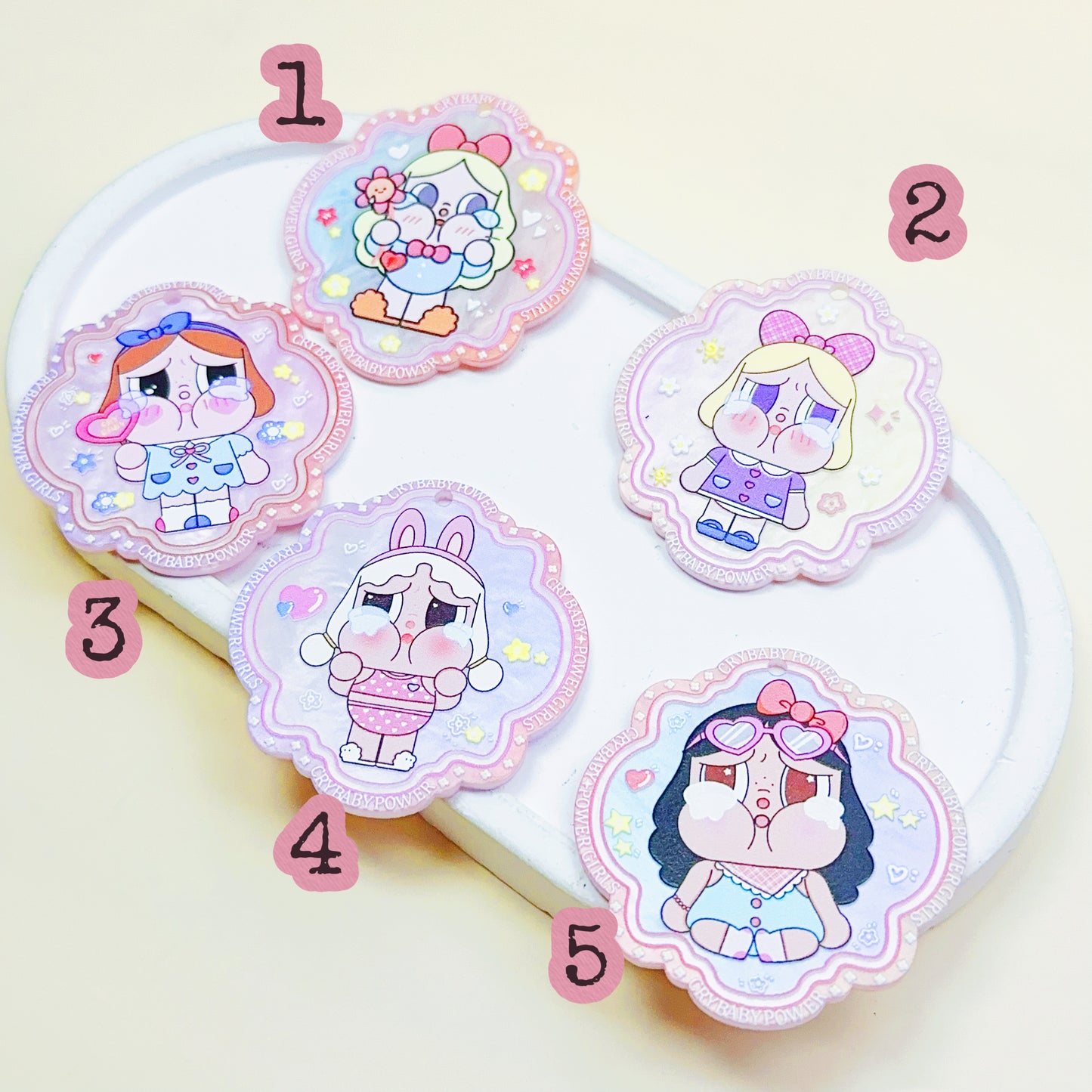 07-26 新作 - 【P0121】Cry Baby両面酢酸-アクリルシート-パーツ