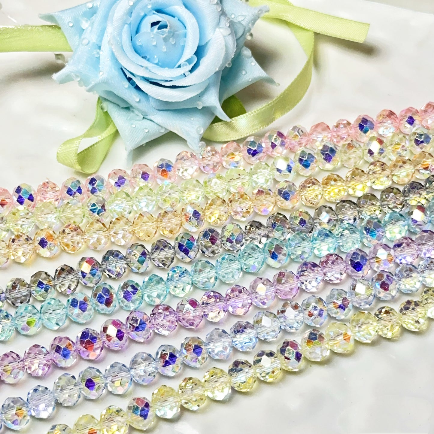 【Live開封】<1袋1本> 8mmキラキラビーズ8色mixの福袋&多色&多種類&配信中で開封