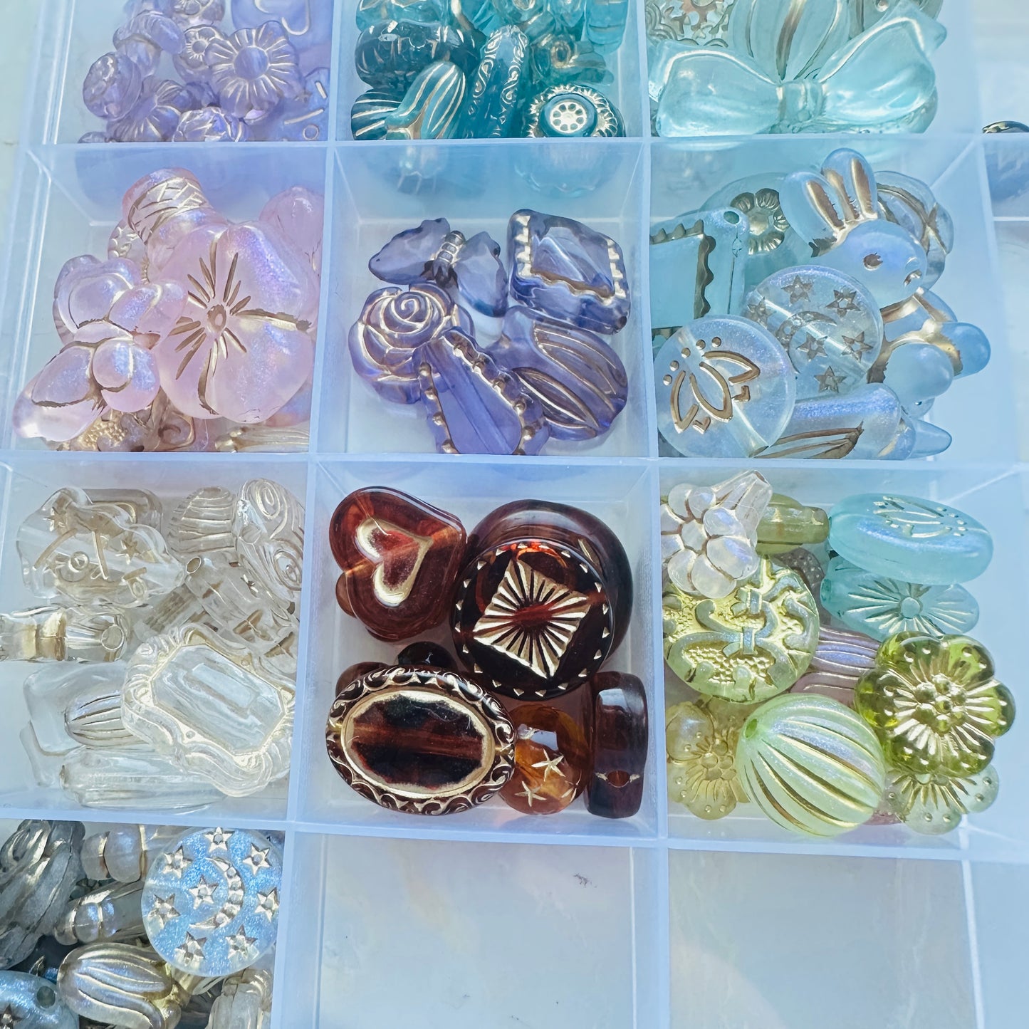 <福袋0001>ビーズ-花球 & しずく形&桜&铃兰&SPの福袋＆多種類&配信中で開封