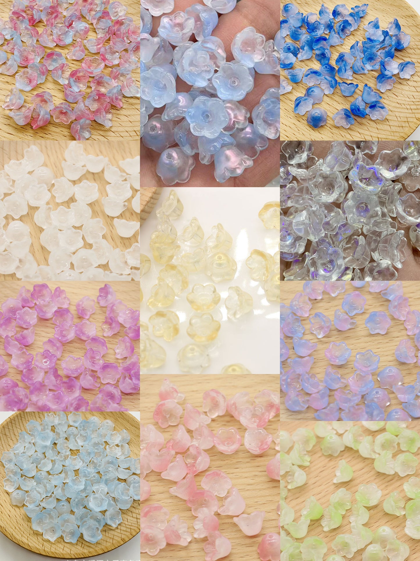 <福袋0001>ビーズ-花球 & しずく形&桜&铃兰&SPの福袋＆多種類&配信中で開封