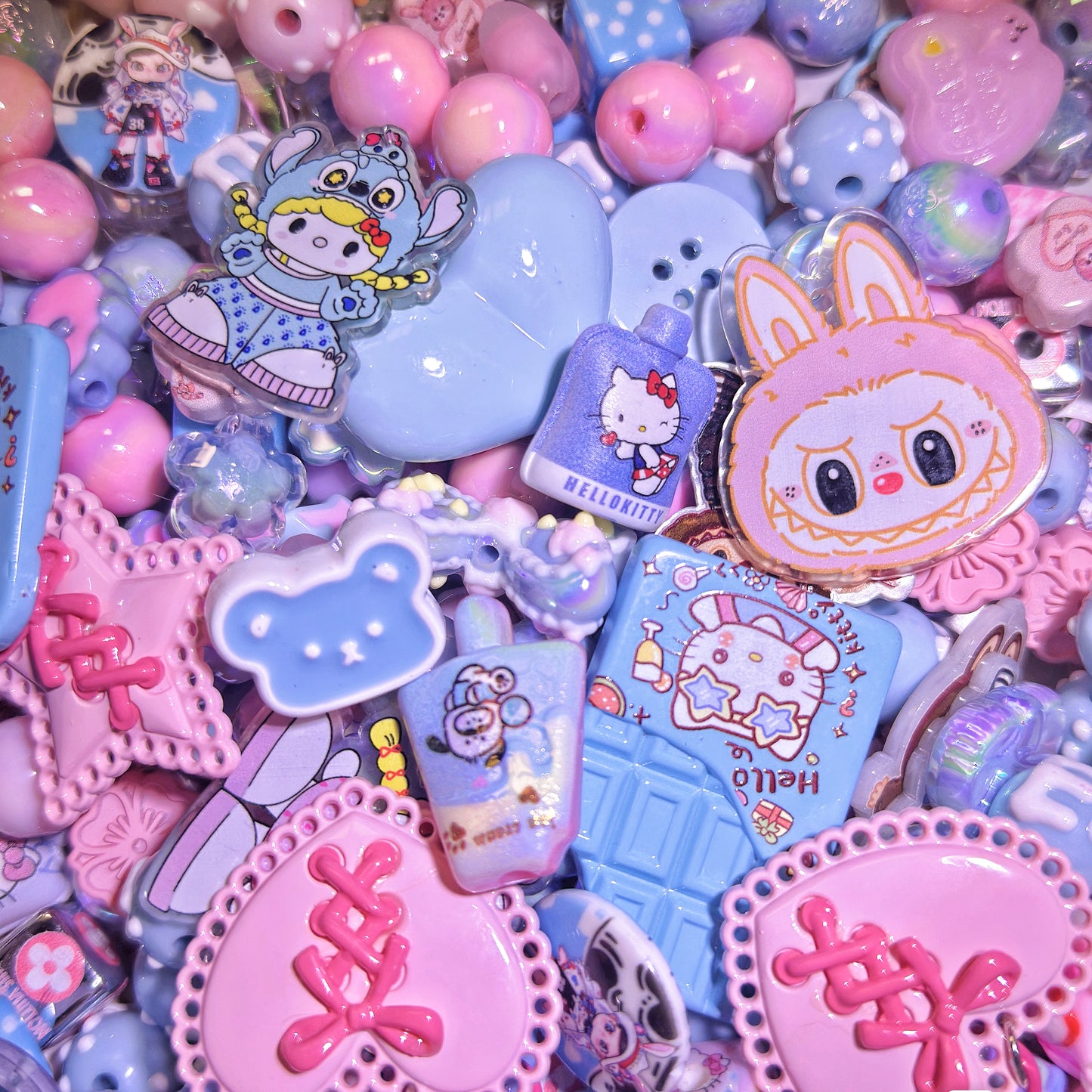 06-07 新作<福袋00021> Kittyピンクの水色-の福袋＆多種類&配信中で開封