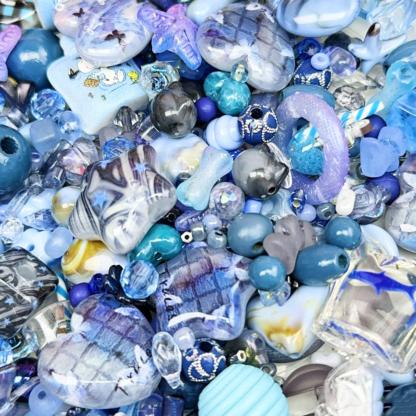 10- 19 新作 - 【P0178】青海軍ブルー小さなビーズのビーズ