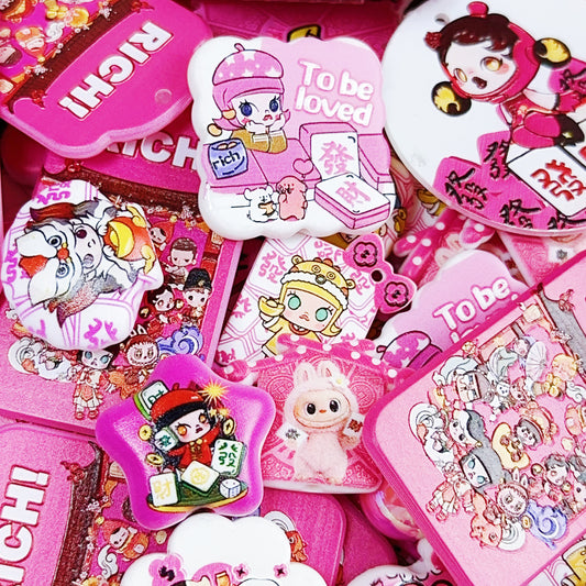 11-10 <福袋00254>濃いピンクpopmart福袋＆多種類&配信中で開封