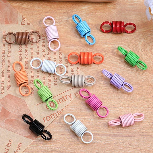 11-11 新作 - 【P0190】カラースプリングボタン-パーツ