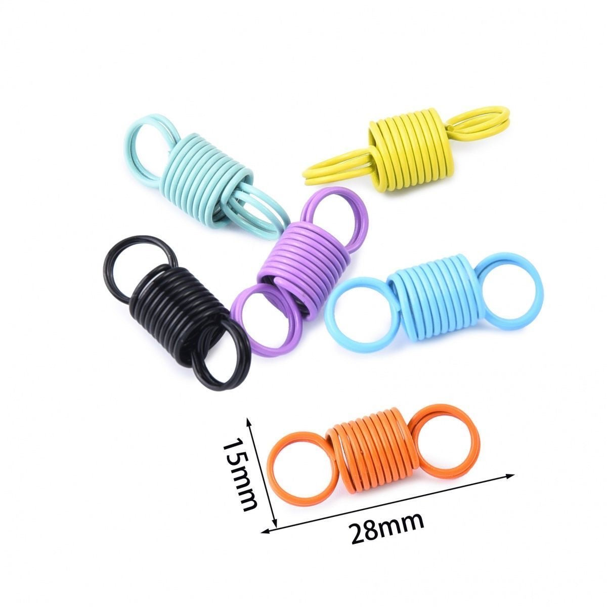 11-11 新作 - 【P0190】カラースプリングボタン-パーツ