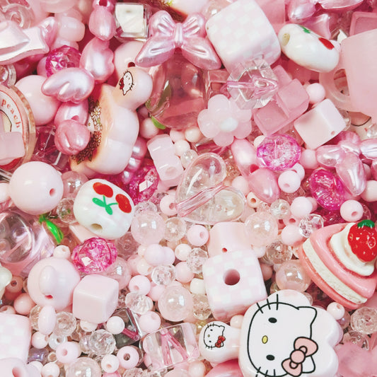 11-13 新作 - 【P0191】白い猫は小さな玉が多い小さなビーズビーズ