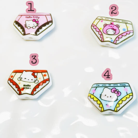 11-17 新作 - 【P0204】-白い猫可愛いアクリルパーツ