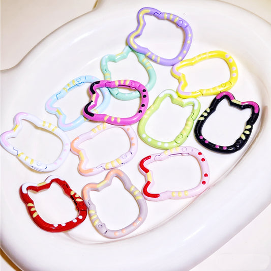 07-06 新作 - 【P0095】猫咪異形カラビナ-パーツ