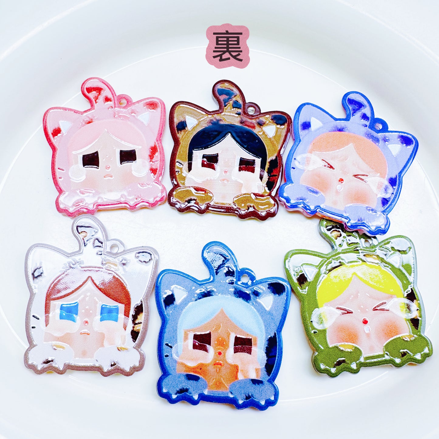 08-08 新作 - 【P0129】crybaby水波紋，アクリルカード-パーッ