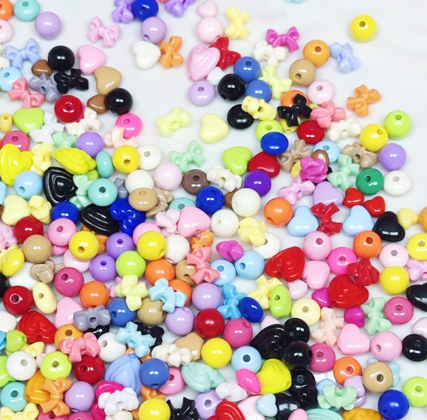 09-07 新作 - 【P0144】多彩な小さなビーズ-ビーズ