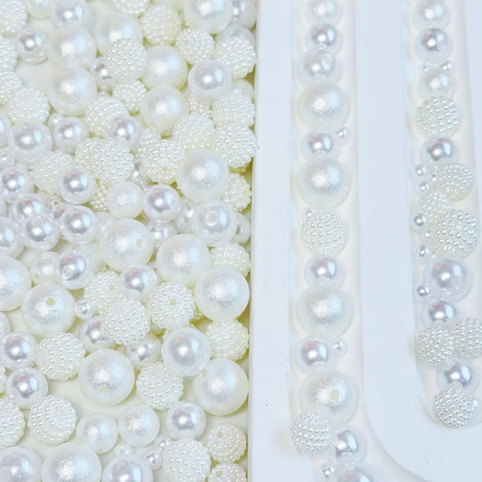 09-28 新作<福袋00185>アクリル真珠の混合の福袋＆多種類&配信中で開封